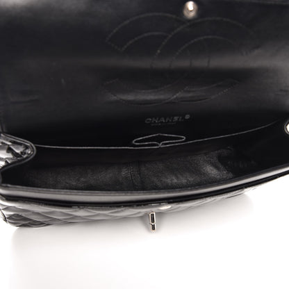 Chanel Patent Quilted Jumbo Double Flap Black 6 of 9