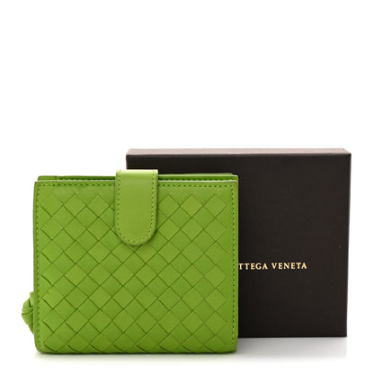 Bottega Veneta Nappa Intrecciato Bifold Zip Wallet Mela 10 of 10