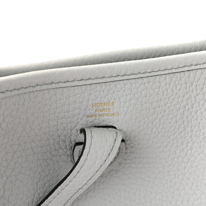 Hermes Taurillon Clemence Amazone Evelyne TPM Gris Perle Etain 6 of 9