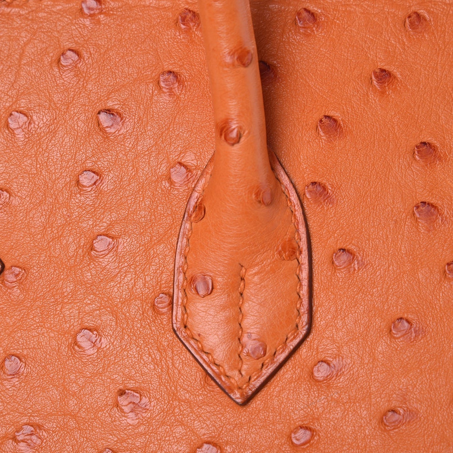 Ostrich Birkin 35 Orange
