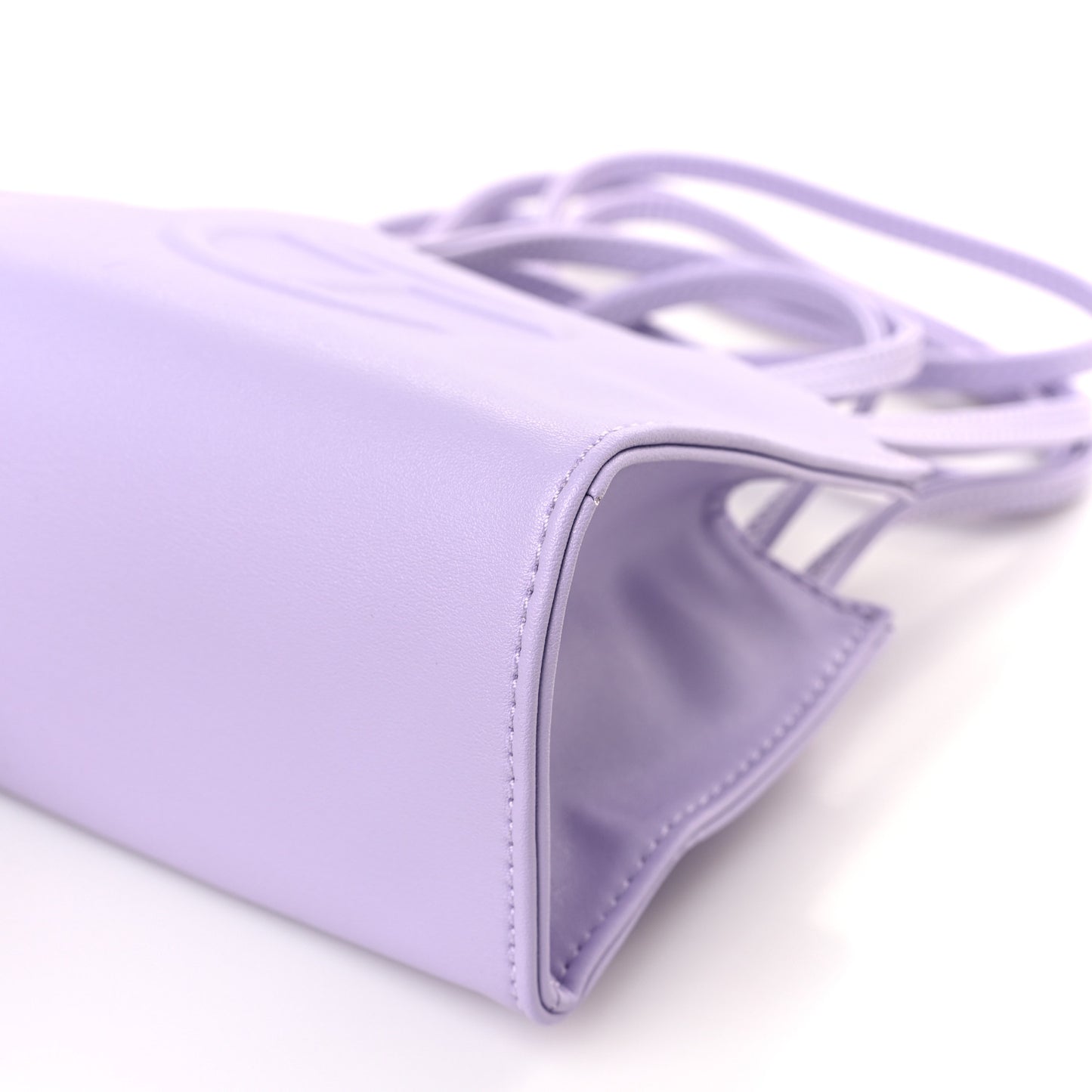 Vegan Leather Small Shopping Bag Lavender