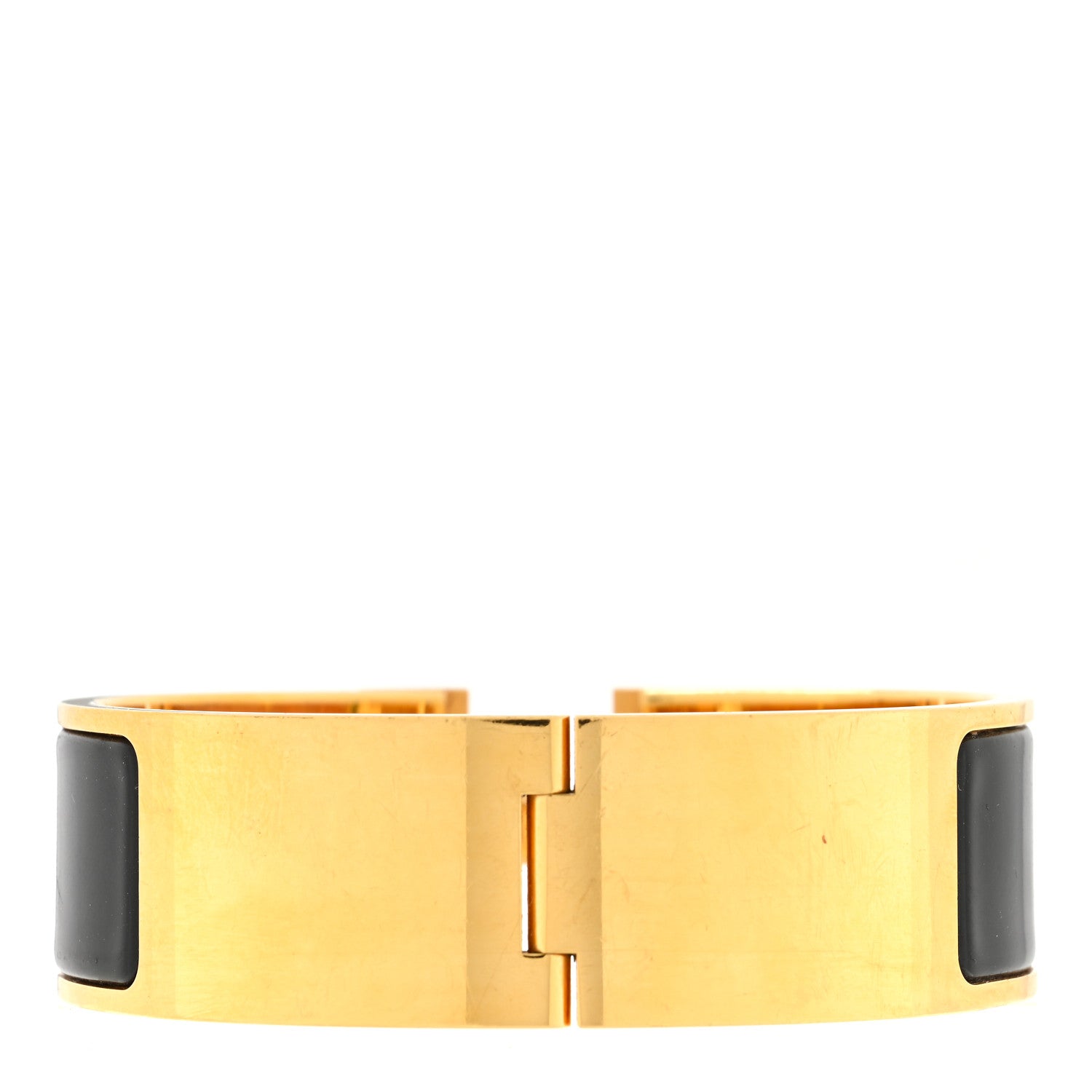 Hermes Enamel Wide Clic Clac H Bracelet PM Black 2 of 3