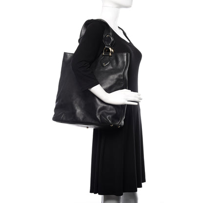 Gucci Calfskin Creole Large Tote Black 2 of 14