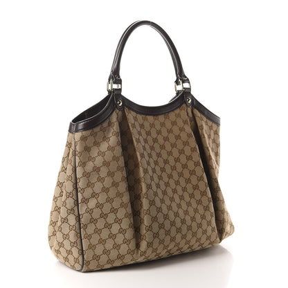 Gucci Monogram Large Sukey Tote Dark Brown 3 of 10