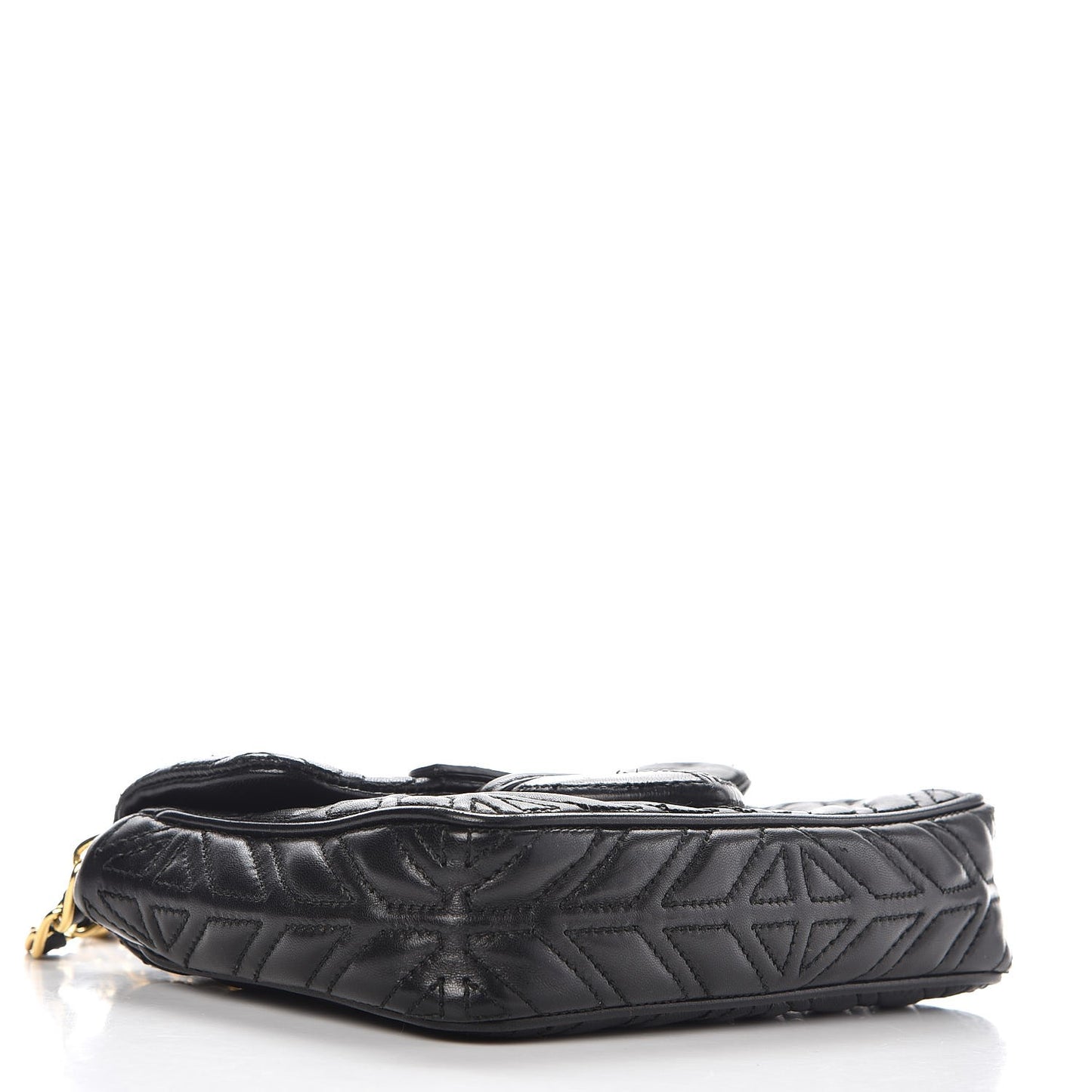 Nappa Quilted Crossbody Bag Black