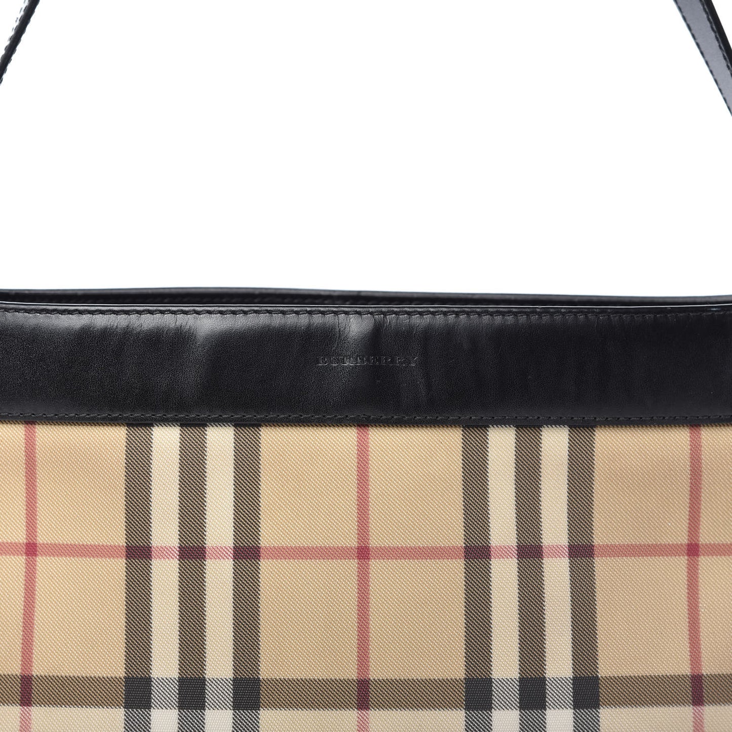House Check Shoulder Bag Black