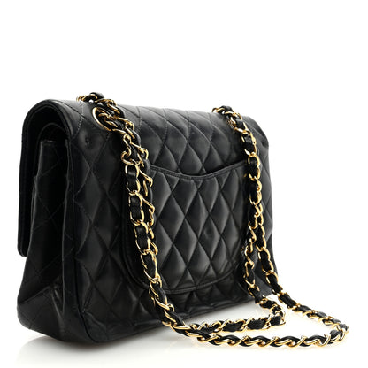 Chanel Lambskin Quilted Medium Double Flap Black 3 of 10