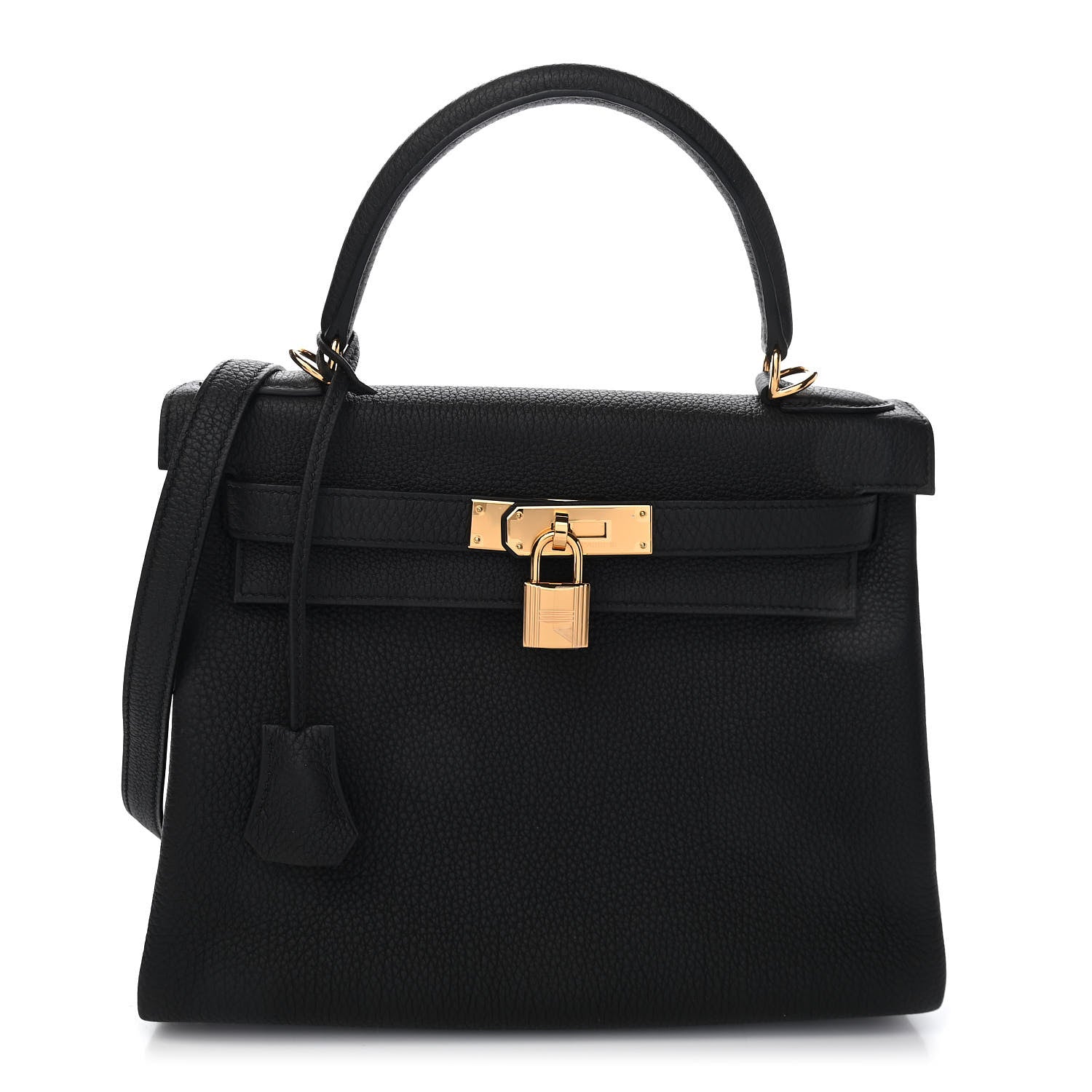 Hermes Togo Kelly Retourne 28 Black 1 of 10