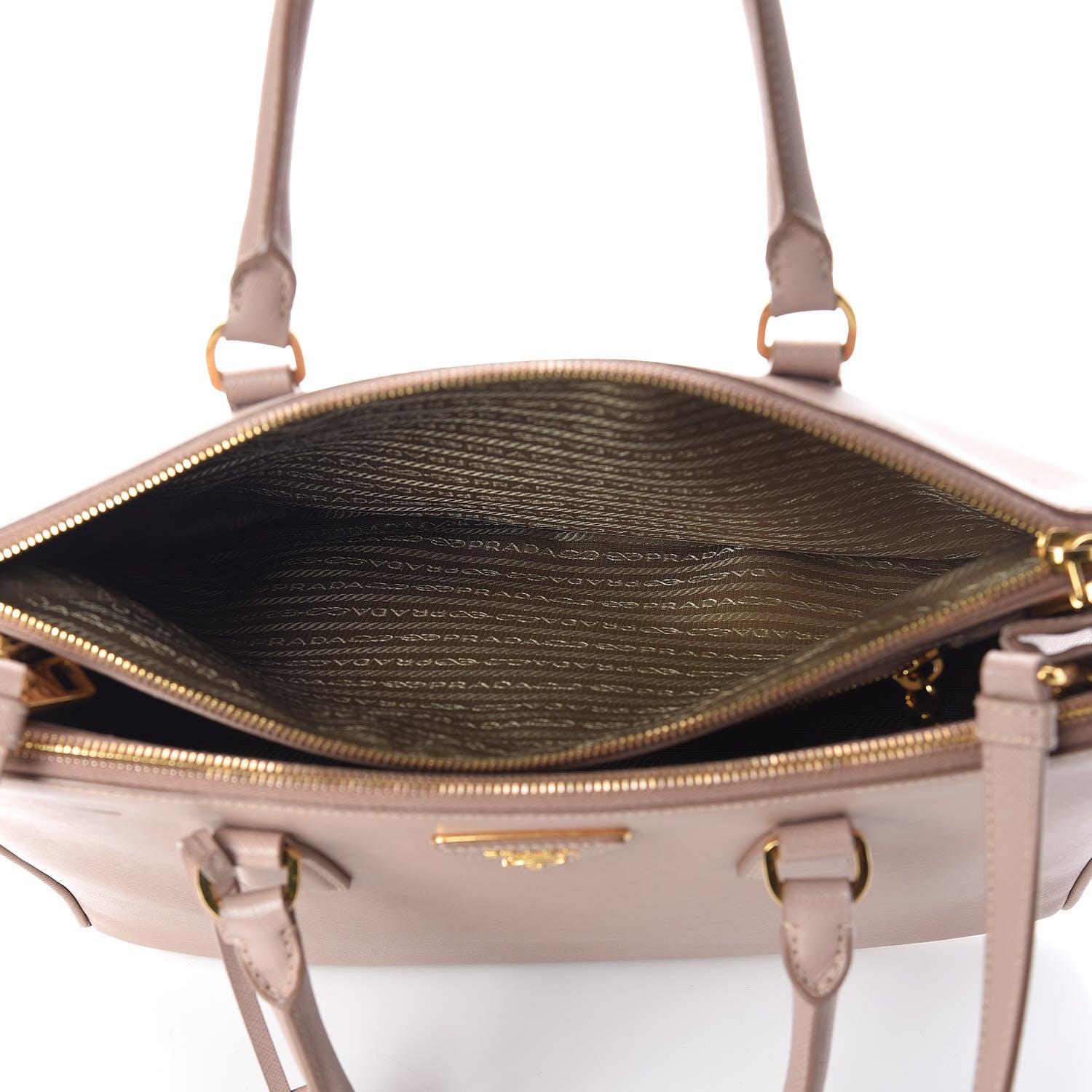 Prada Saffiano Medium Galleria Double Zip Tote Cammeo 10 of 19