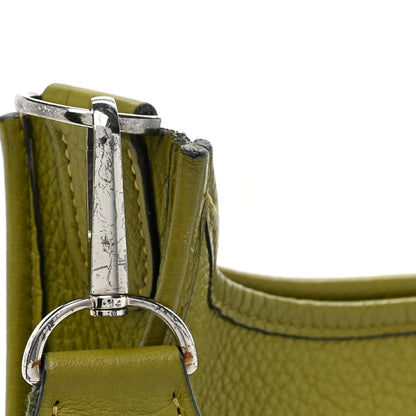 Hermes Taurillon Clemence Evelyne II PM Vert Chartreuse 11 of 12