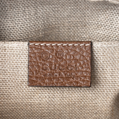 Gucci Monogram Mini Bree Messenger Bag Beige Tabacco 6 of 15