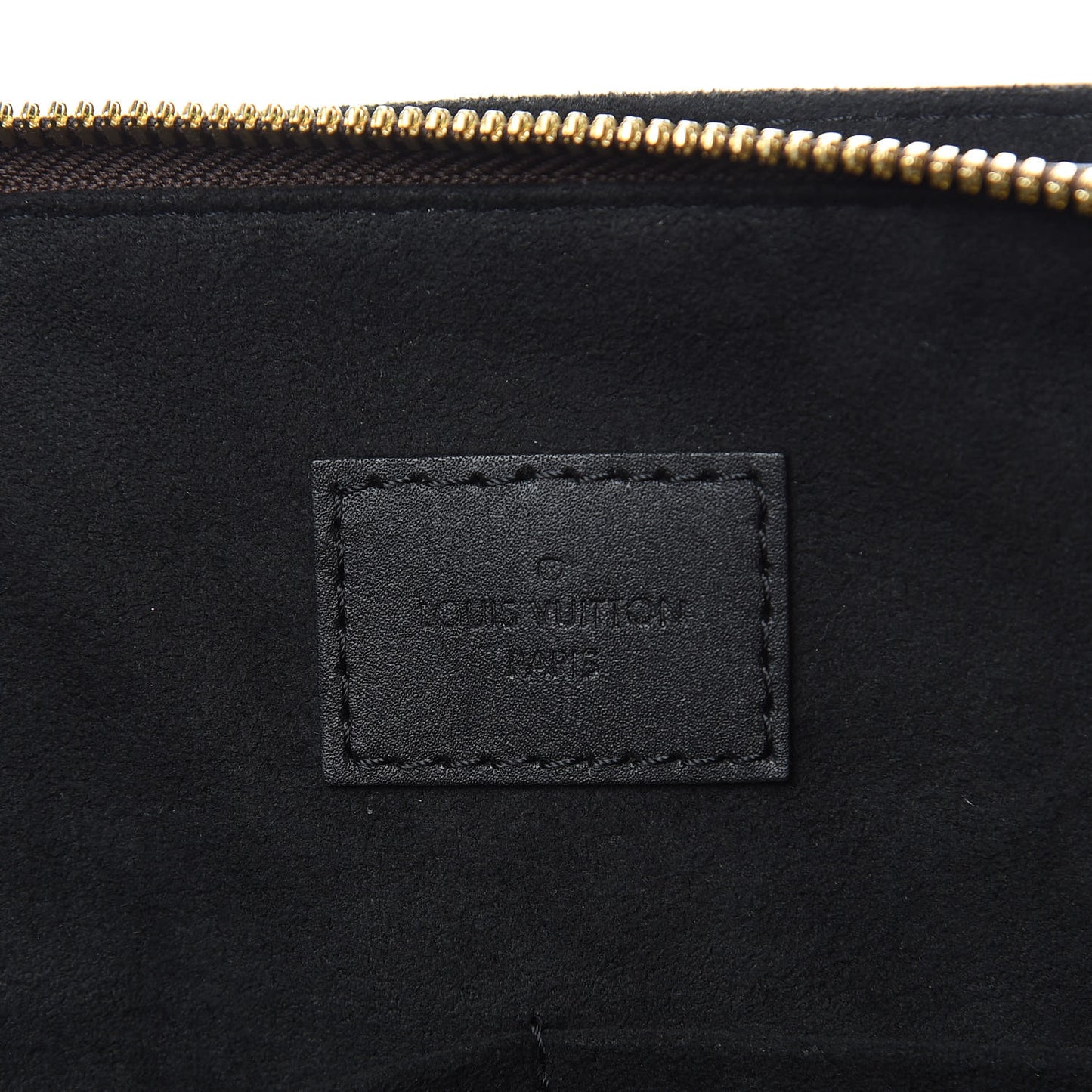 Monogram Flower Zipped Tote MM Black