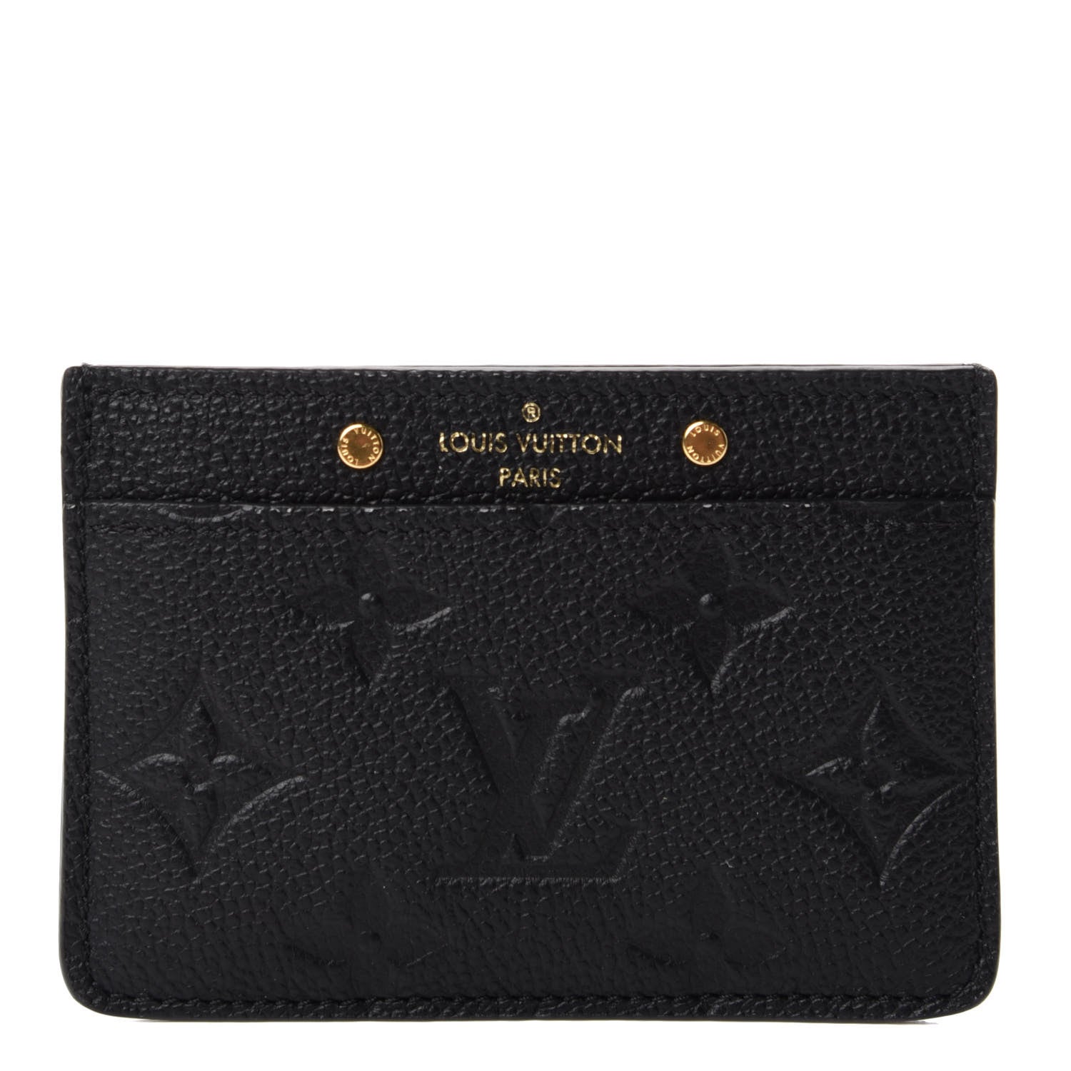 Louis Vuitton Empreinte Card Holder Black 1 of 7