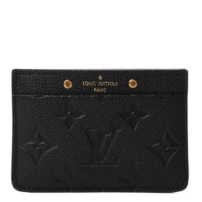 Louis Vuitton Empreinte Card Holder Black 1 of 7