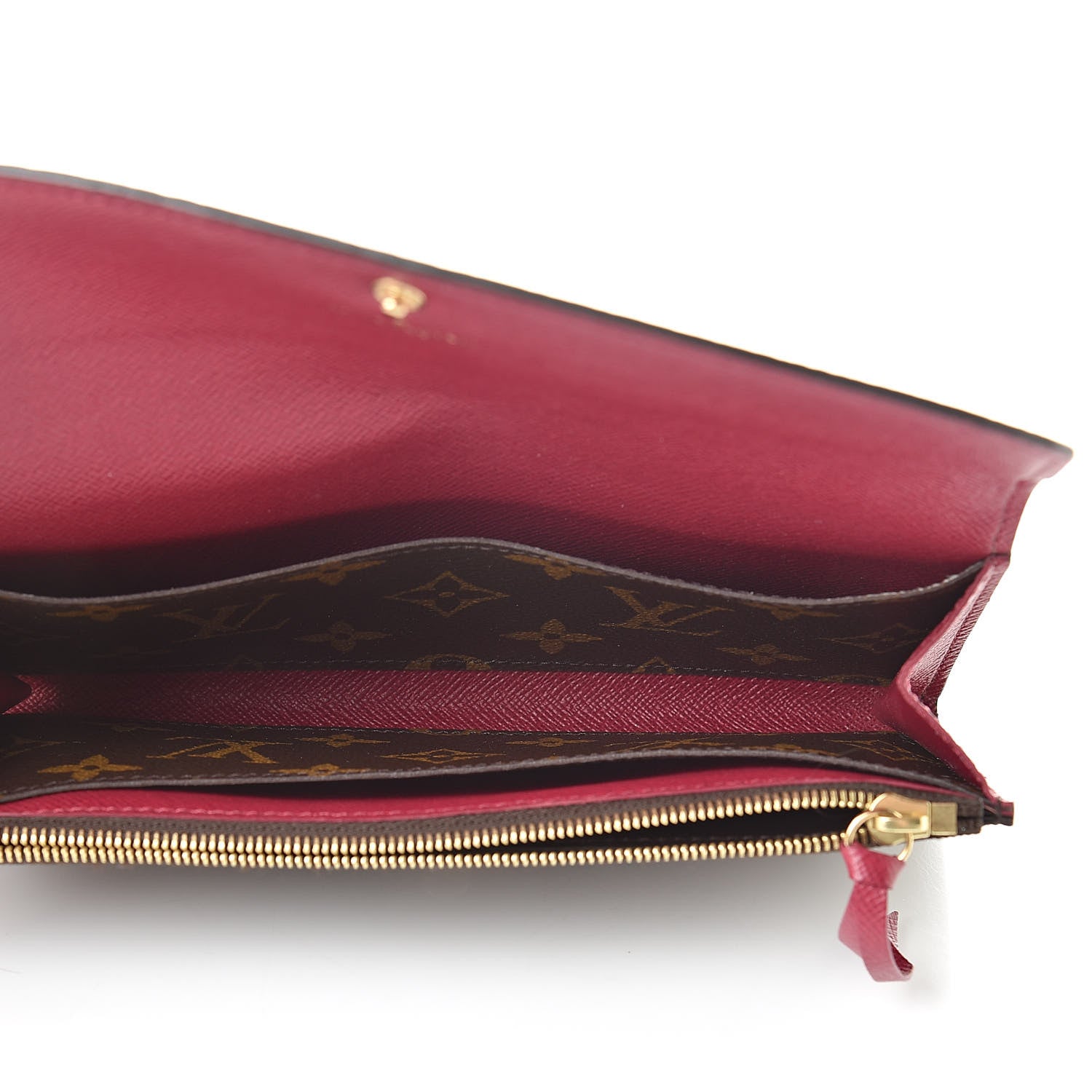 Louis Vuitton Monogram Emilie Wallet Fuchsia 5 of 11