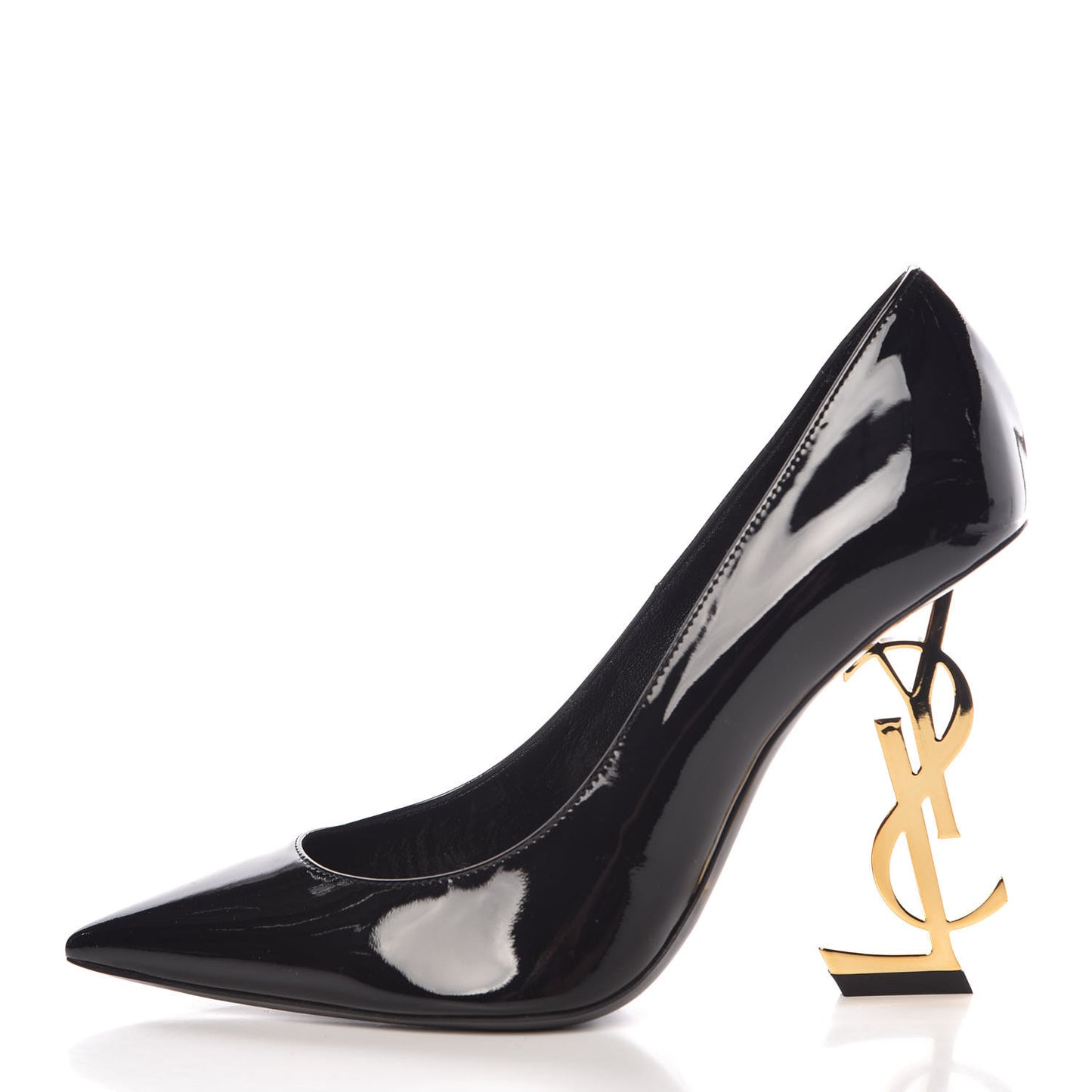 Patent Opyum 110 Pumps 36.5 Black Gold