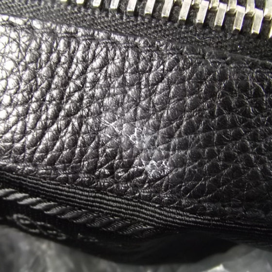 Prada Large Leather Tote Black 9 of 12