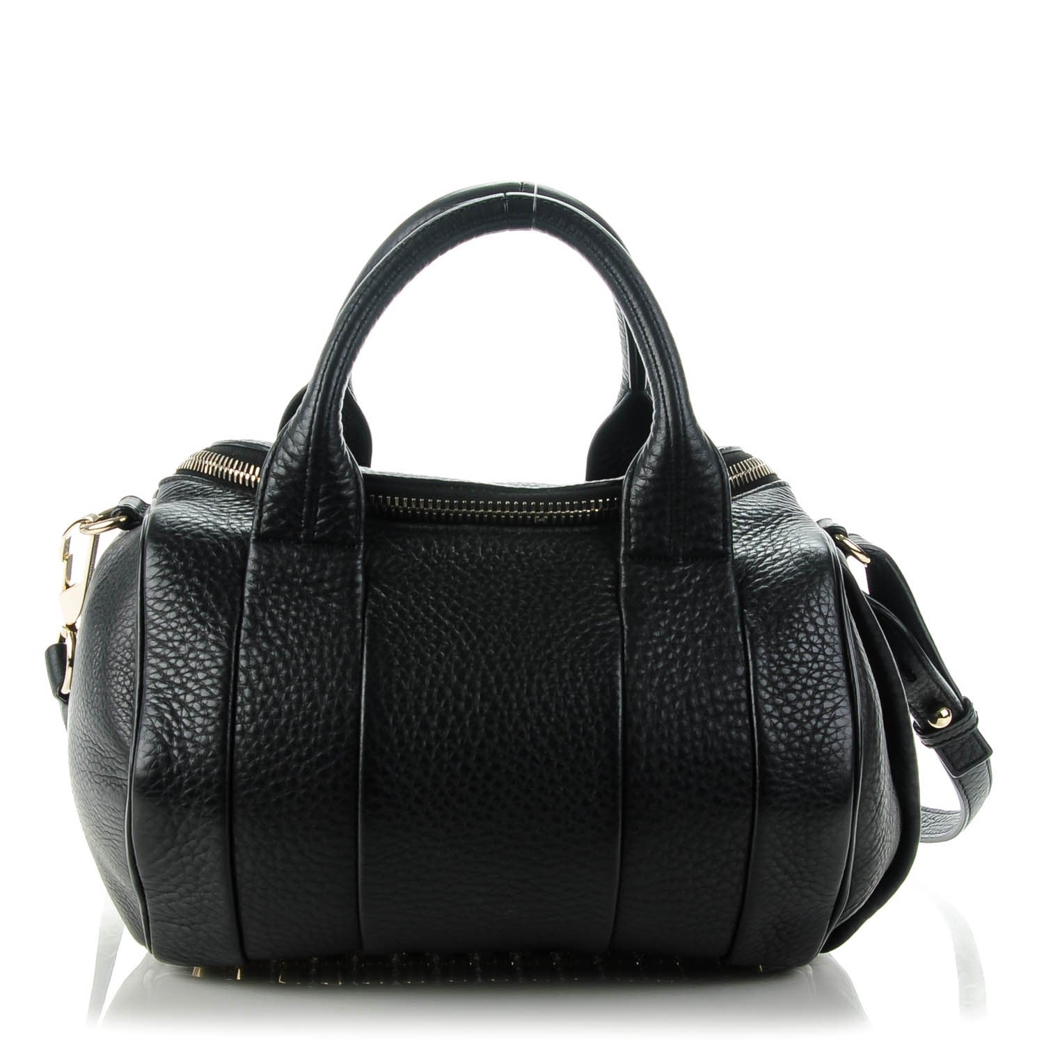 Alexander Wang Pebbled Lambskin Rockie Black Pale Gold Hardware 1 of 7