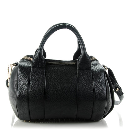 Alexander Wang Pebbled Lambskin Rockie Black Pale Gold Hardware 1 of 7