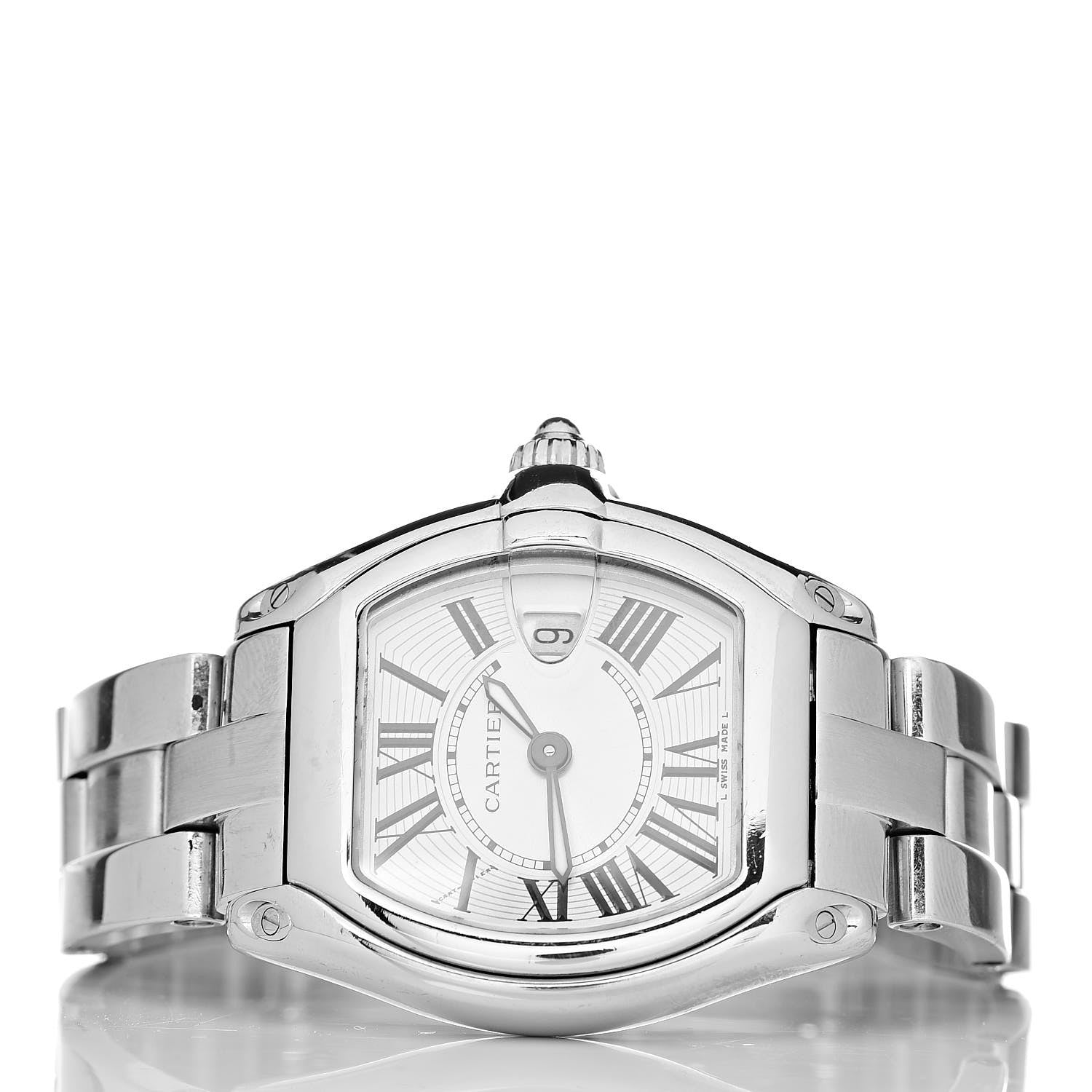 Cartier Stainless Steel 31mm Roadster Quartz Watch 3 of 9