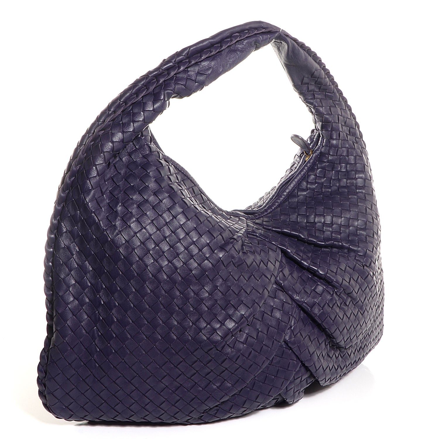 Bottega Veneta Nappa Intrecciato Pleated Large Veneta Hobo Turbolence 3 of 9