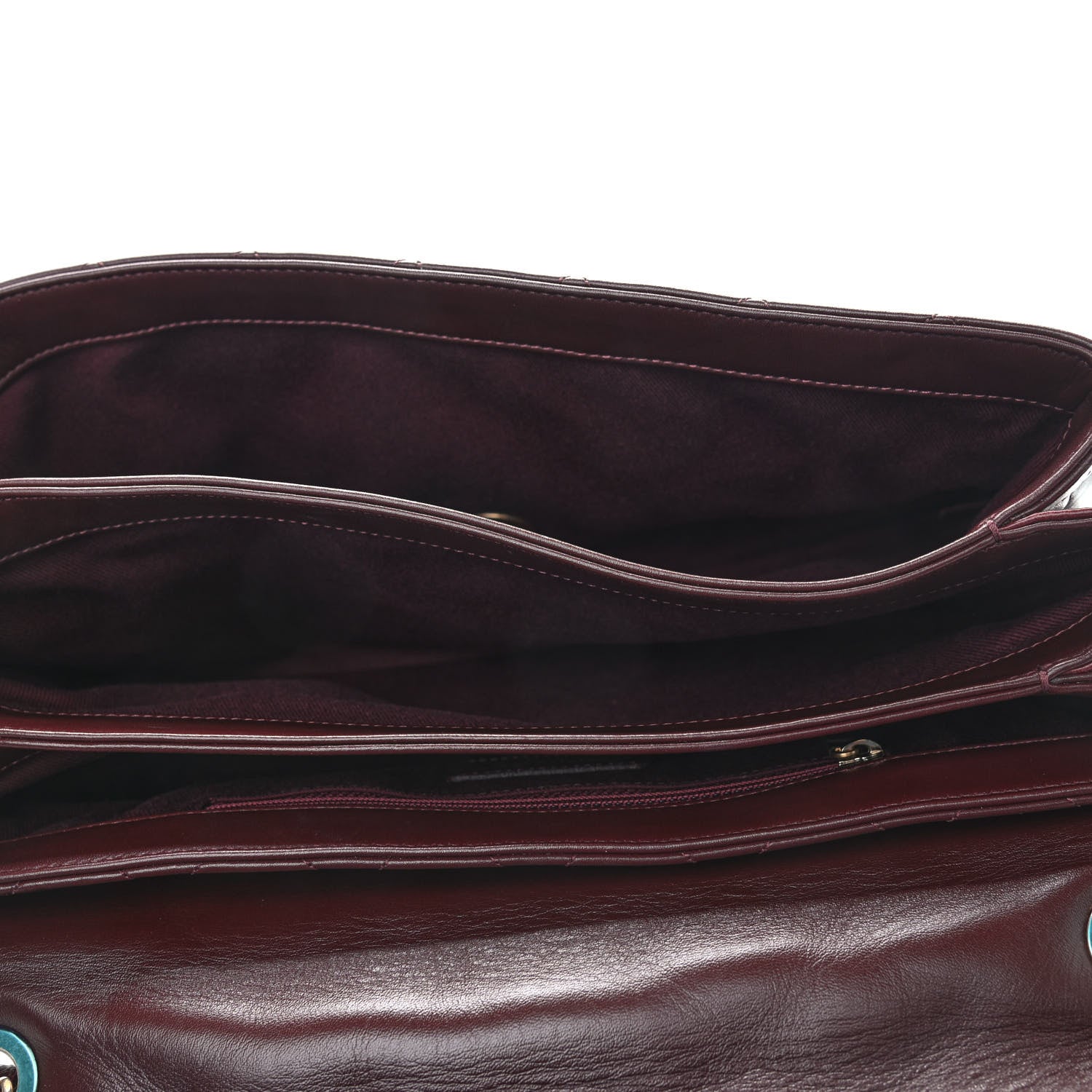 Chanel Calfskin Quilted Jumbo Soft Elegance Flap Bordeaux 5 of 10