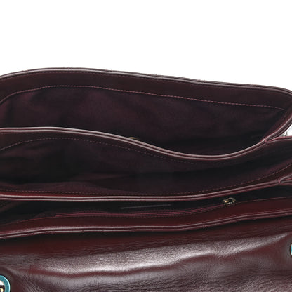 Chanel Calfskin Quilted Jumbo Soft Elegance Flap Bordeaux 5 of 10
