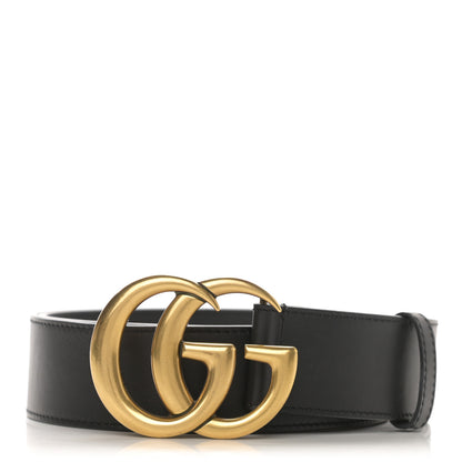 Gucci Calfskin Double G 40mm Belt 95 38 Black 1 of 5