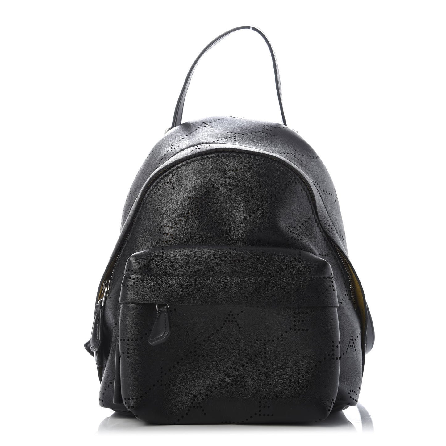Eco Alter Nappa Perforated Logo Mini Backpack Black