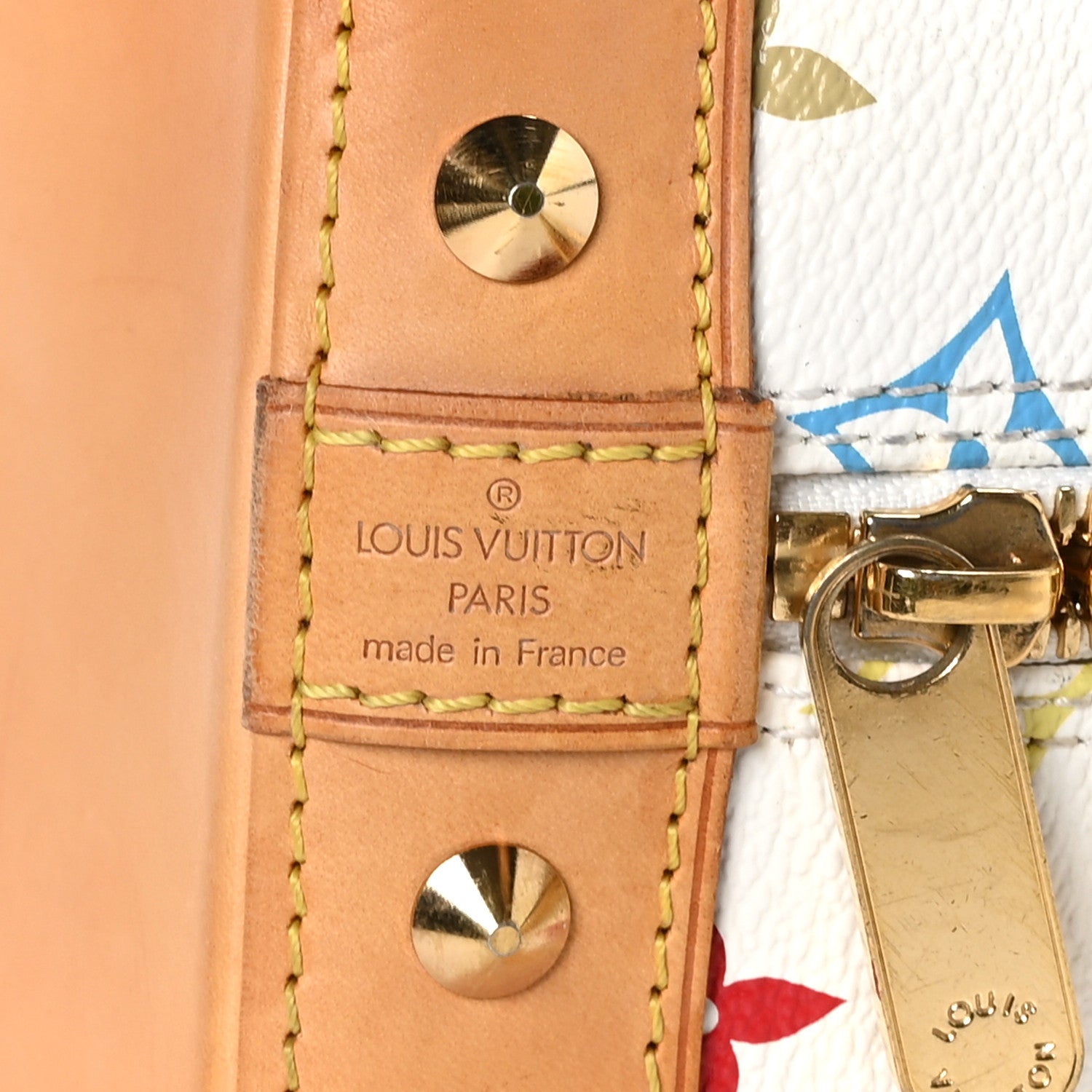 Louis Vuitton Monogram Multicolor Alma White 7 of 15