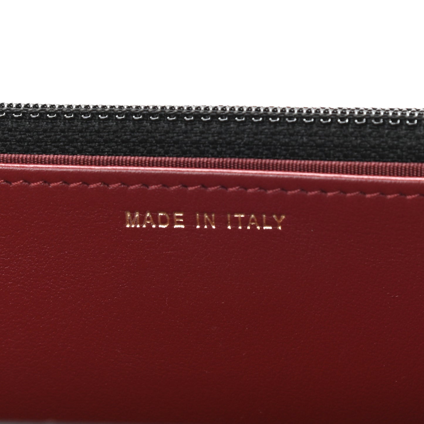 Calfskin Quilted Perfect Fit Wallet On Chain WOC Black