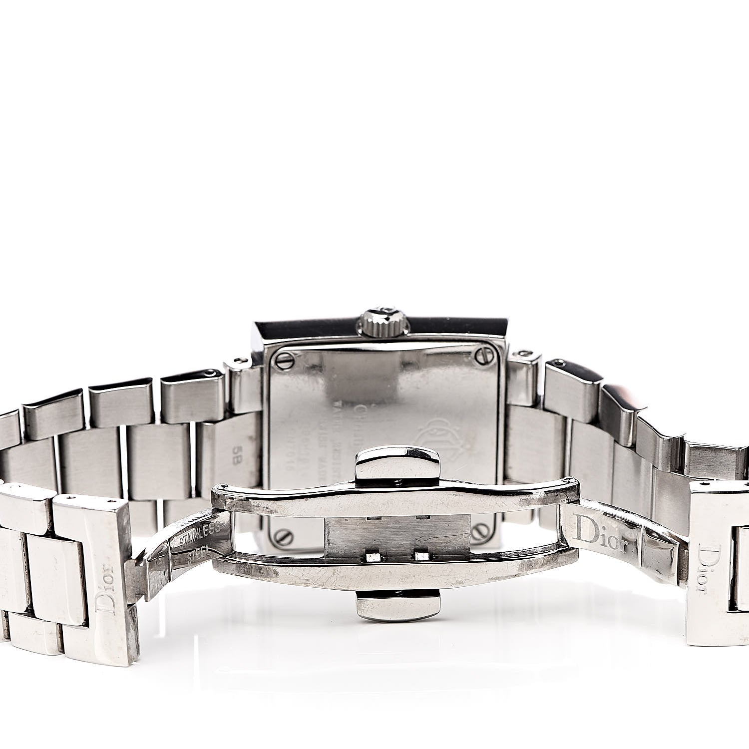 Christian Dior Stainless Steel Diamond 24mm Riva Quartz Watch 5 of 6