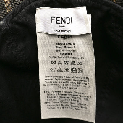 Fendi Technical Fabric FF Bucket Hat S Tobacco 8 of 8