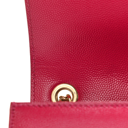 Saint Laurent Grain De Poudre Small Monogram Kate Satchel Bubblegum 10 of 11