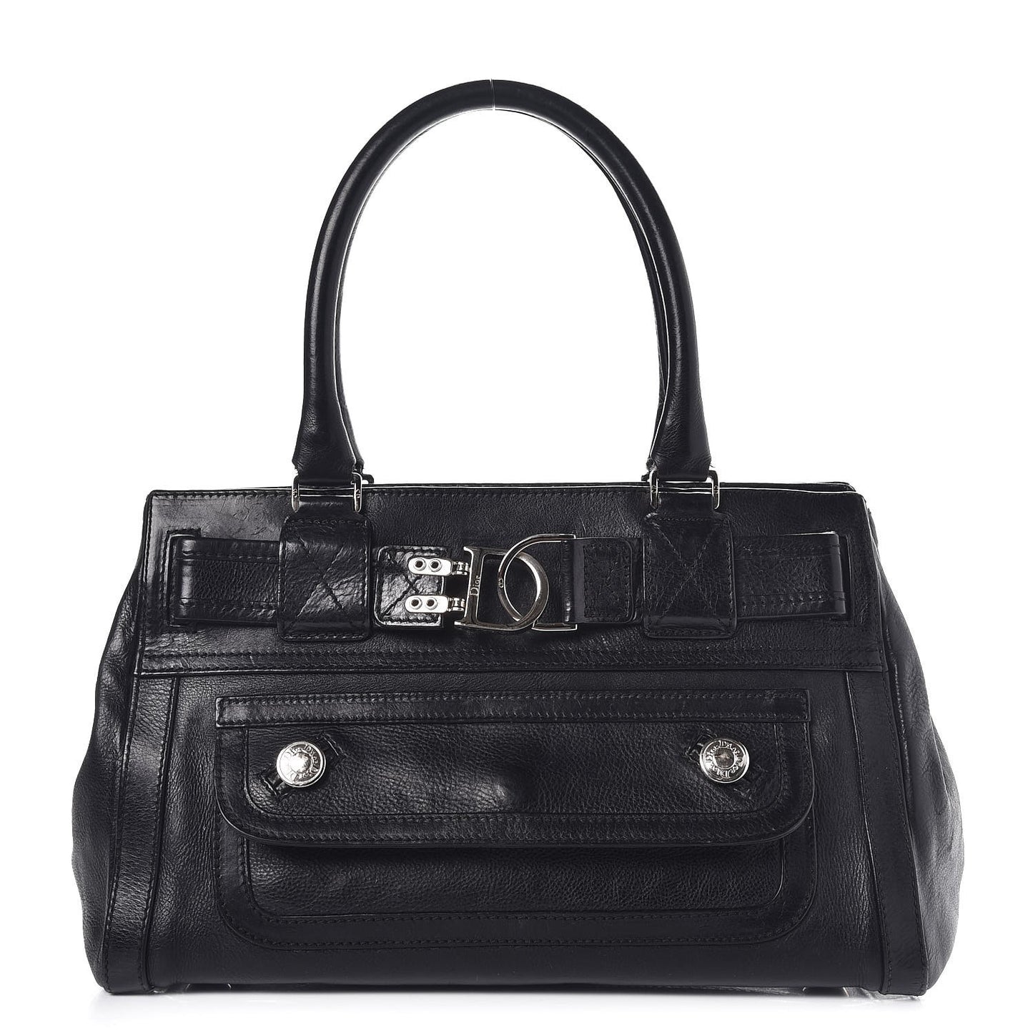 Calfskin CD Flight Tote Black