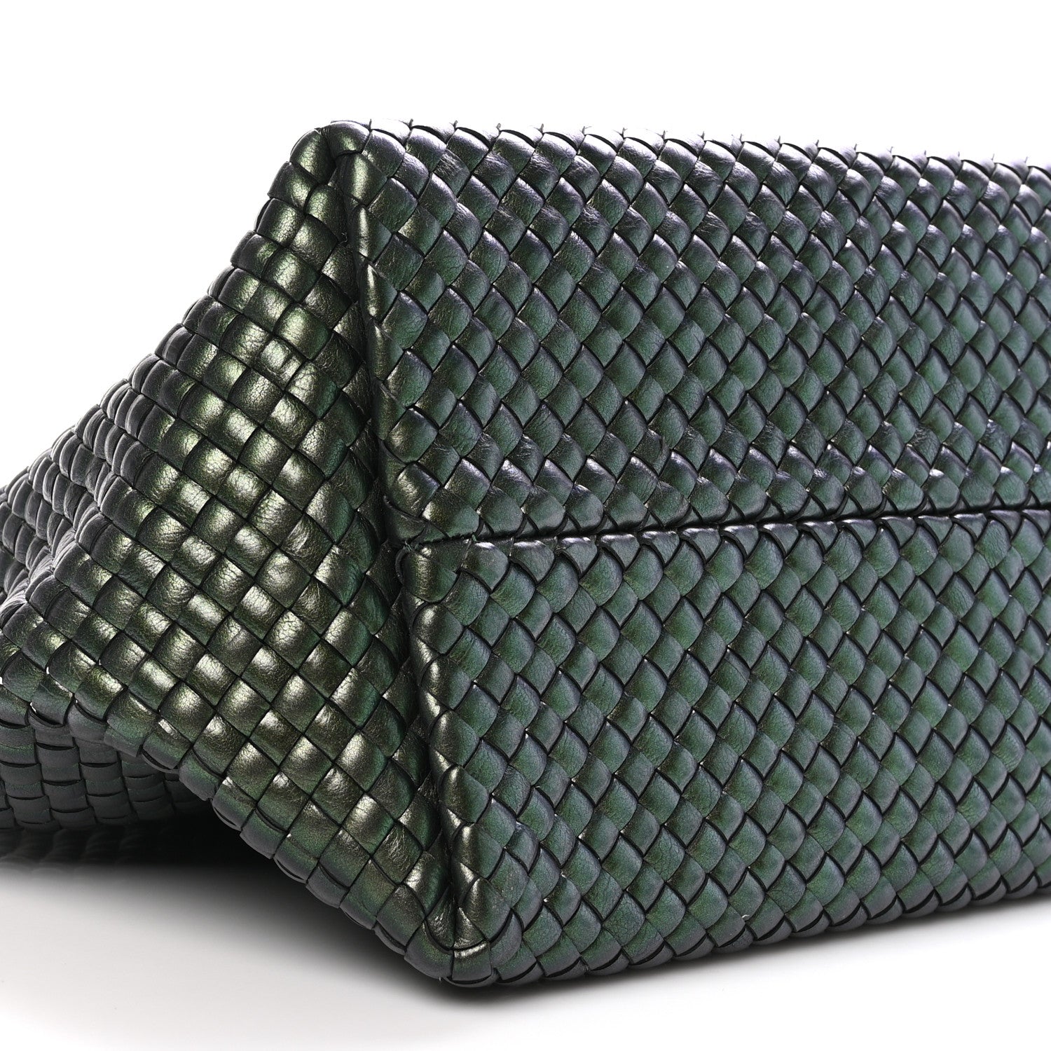 Bottega Veneta Iridescent Scarabee Intrecciato Large Cabat Multicolor 9 of 11