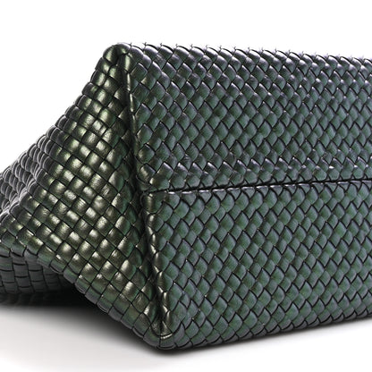 Bottega Veneta Iridescent Scarabee Intrecciato Medium Cabat 9 of 11