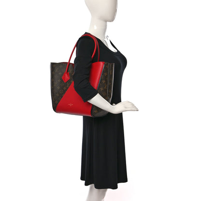 Louis Vuitton Calfskin Monogram Kimono Tote Cherry 2 of 9