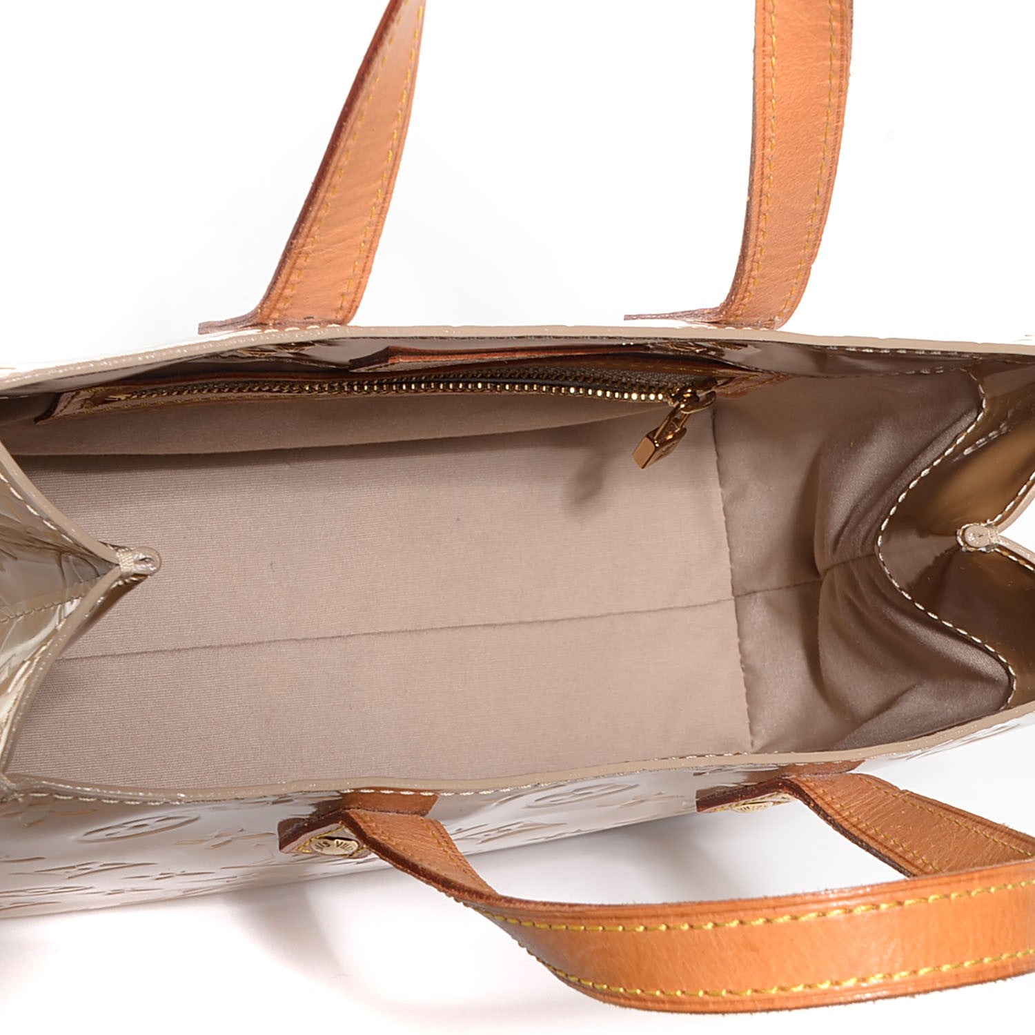 Louis Vuitton Vernis Reade PM Beige 5 of 7
