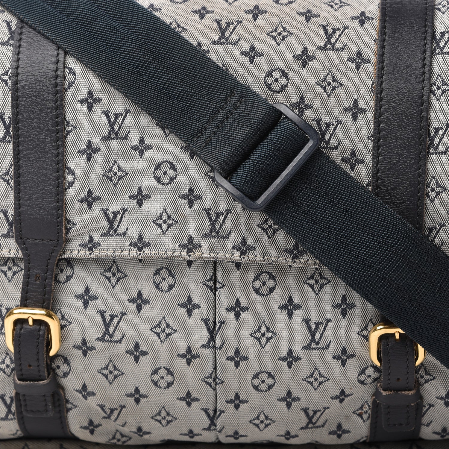 Louis Vuitton Mini Lin Sac a Langer Diaper Bag Blue 9 of 11
