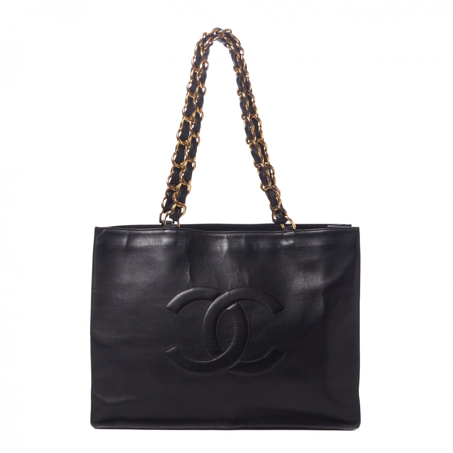 Lambskin CC Tote Black