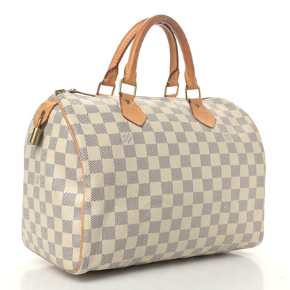 Louis Vuitton Damier Azur Speedy 30 3 of 11