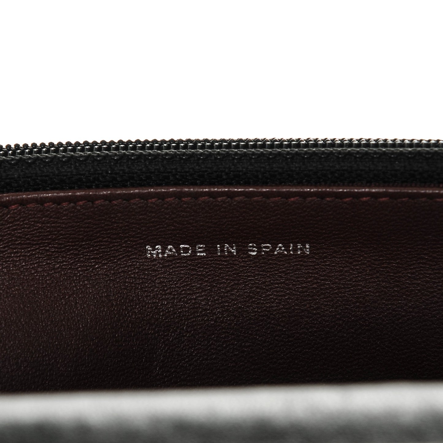 Lambskin Quilted Wallet On Chain WOC Black