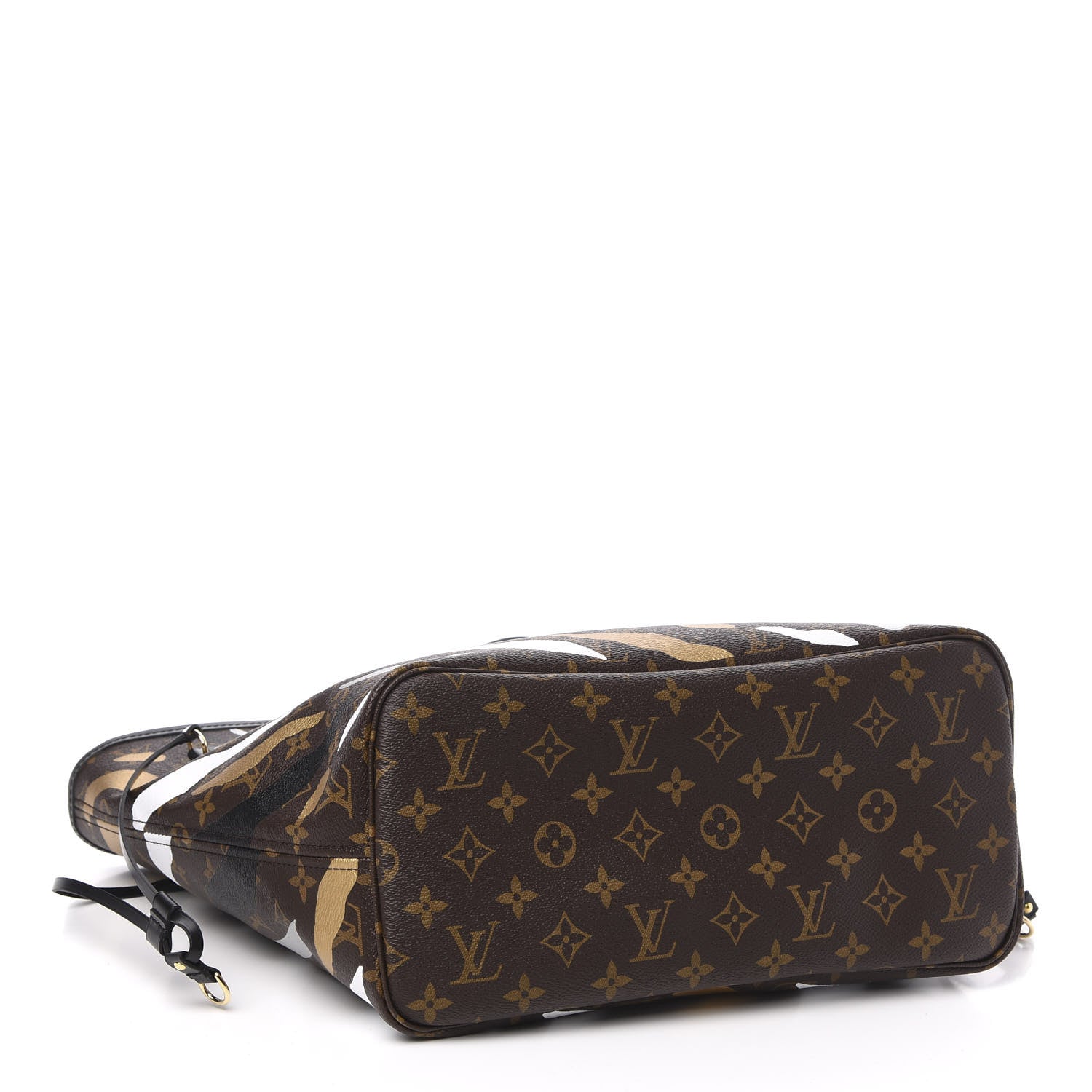 Louis Vuitton X LOL Monogram Neverfull MM Gold Silver 5 of 11