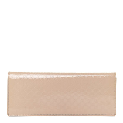 Gucci Patent Microguccissima Small Broadway Clutch Dark Cipria 1 of 4