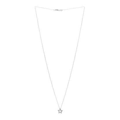 Roberto Coin 18K White Gold Diamond Tiny Treasures Star Pendant Necklace 3 of 4