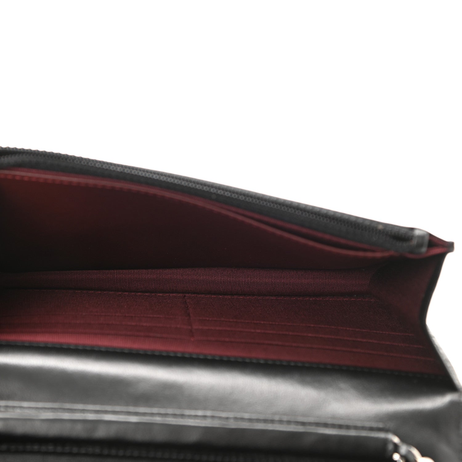 Chanel Lambskin Quilted Wallet On Chain WOC Black 5 of 12