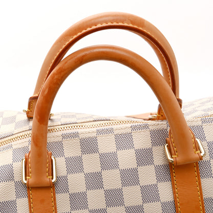 Louis Vuitton Damier Azur Keepall Bandouliere 55 10 of 11