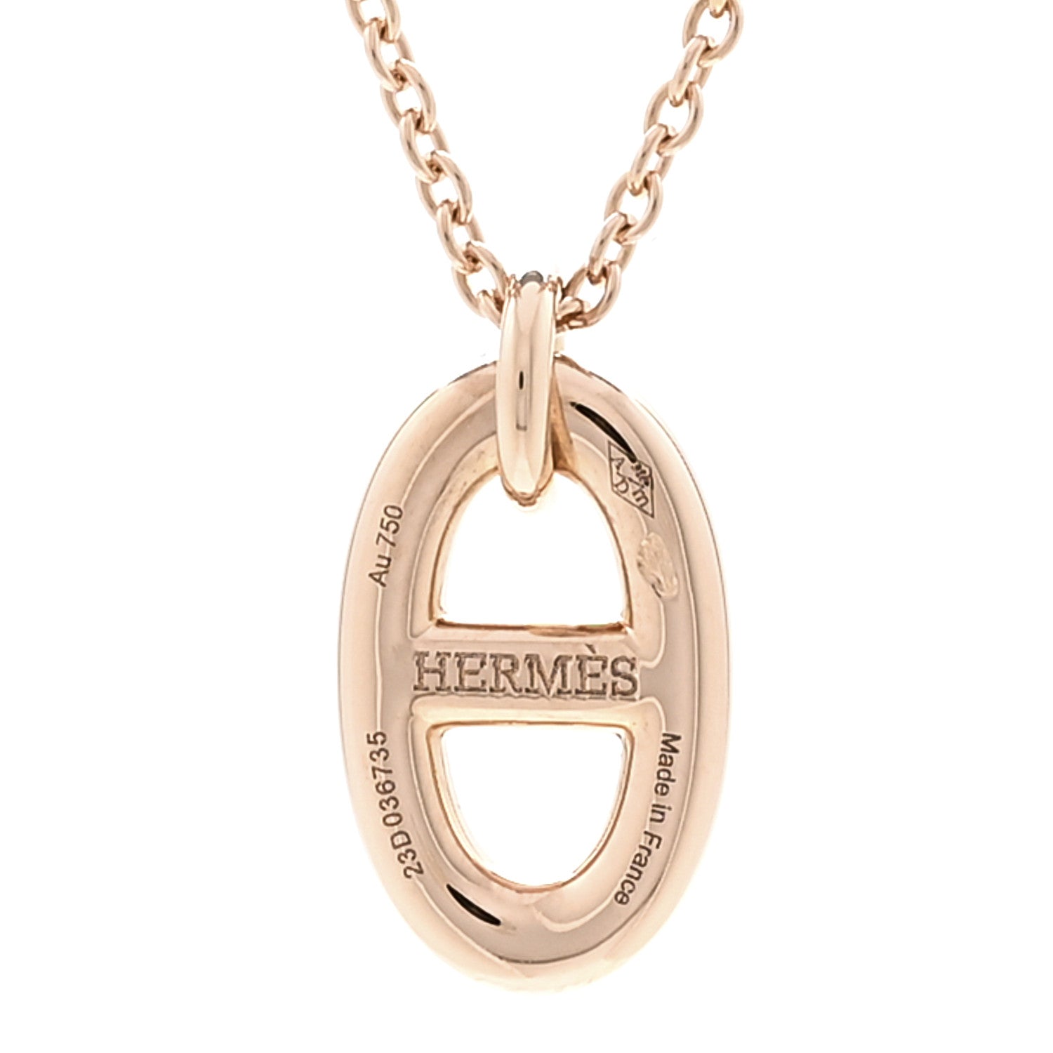 Hermes 18K Rose Gold PM Farandole Pendant Necklace 4 of 6
