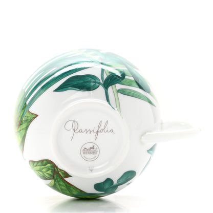 Hermes Porcelain Passifolia Tea Cup And Saucer 5 of 10